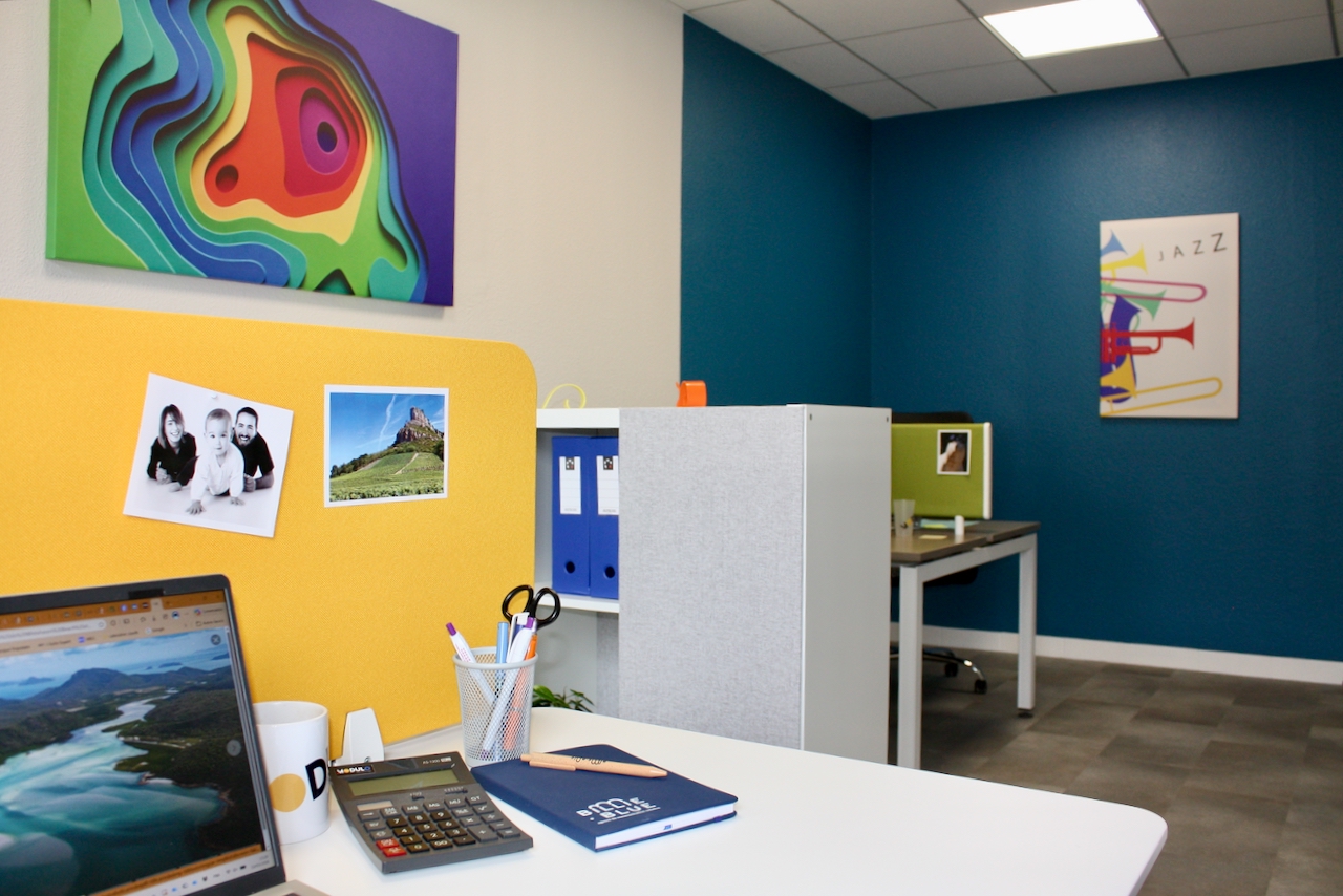 Bureau Modulo Pop! 6 Espace Coworking Dijon bureau Modulo Pop!