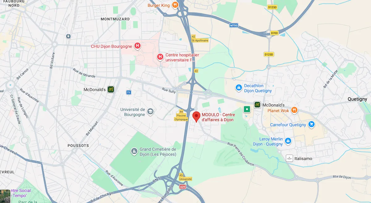 Façade Modulo21 – cliquez pour ouvrir Google Maps