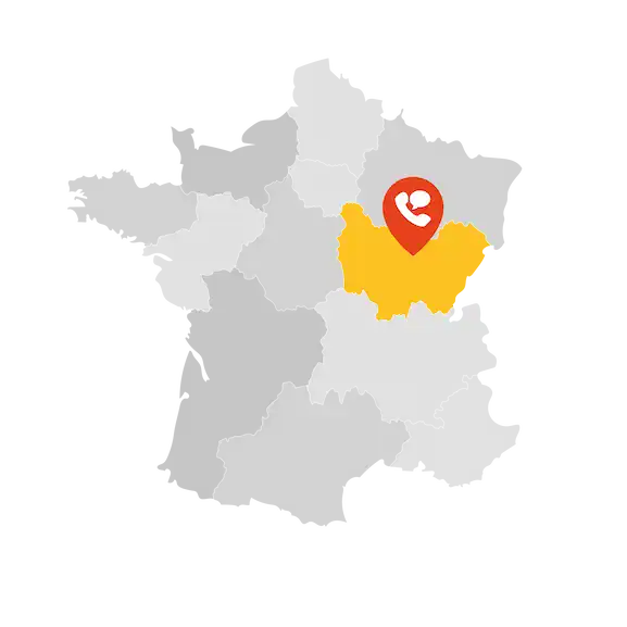modulo-telephone-03-80-en-bourgogne carte Modulo téléphonie 03 80 en bourgogne